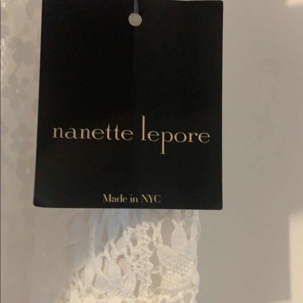 NWT Nanette Lepore Ivory Champagne Toast Dress - Picture 6 of 8